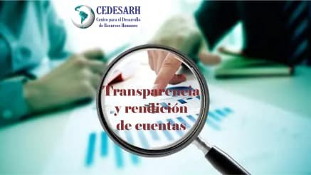 Transparencia y rendición de cuentas elementos clave de la modernización de la gestión pública